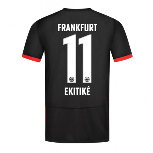 Pánský Fotbalový dres Eintracht Frankfurt Hugo Ekitike #11 2024-25 Venkovní Krátký Rukáv